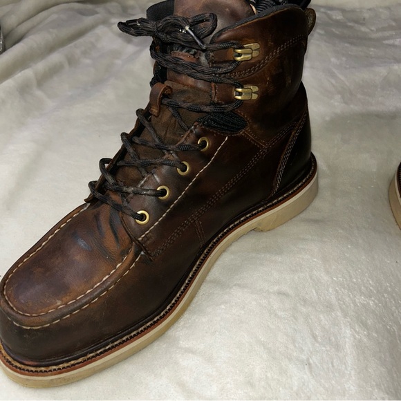 ARIAT Rebar Lift 6" WP Composite Toe Work Boot Men's Size 11D Brown Leather 003 - Picture 6 of 16